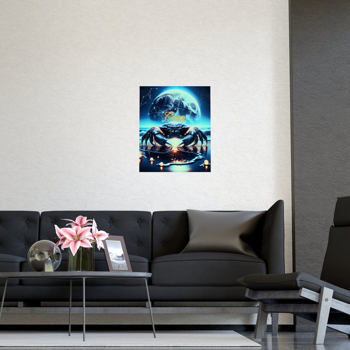 Cancer Zodiac Matte Poster