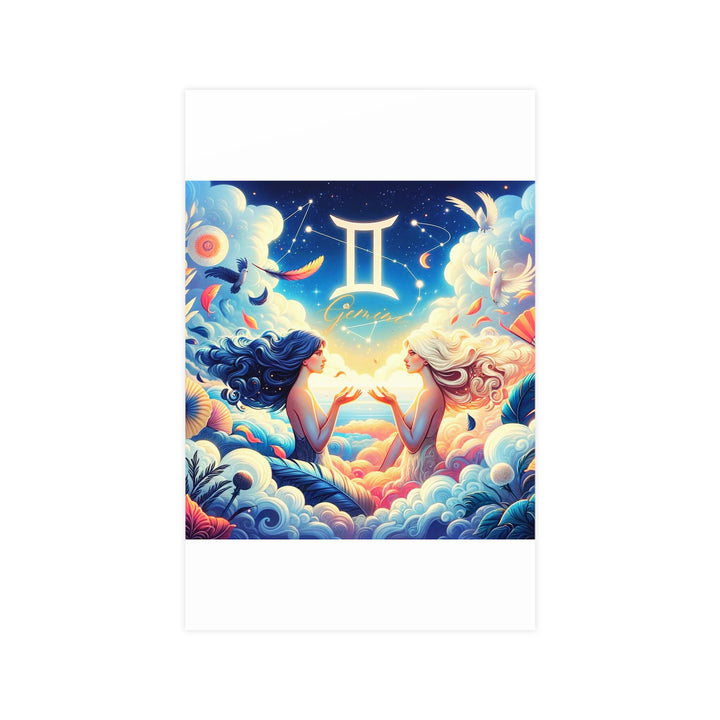 Gemini Zodiac Matte Poster V.3