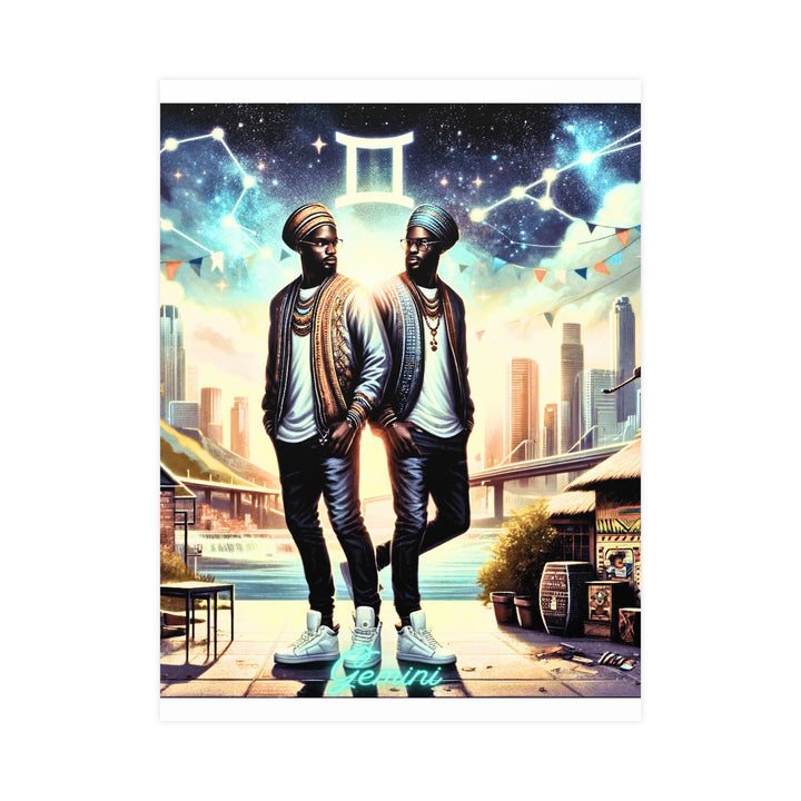 Gemini Zodiac Matte Poster V.2