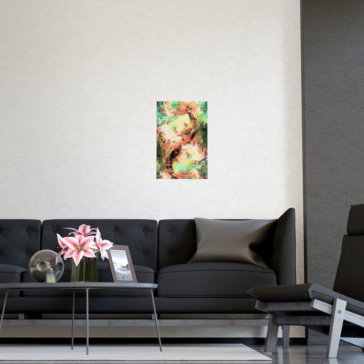 Pisces Zodiac Matte Poster
