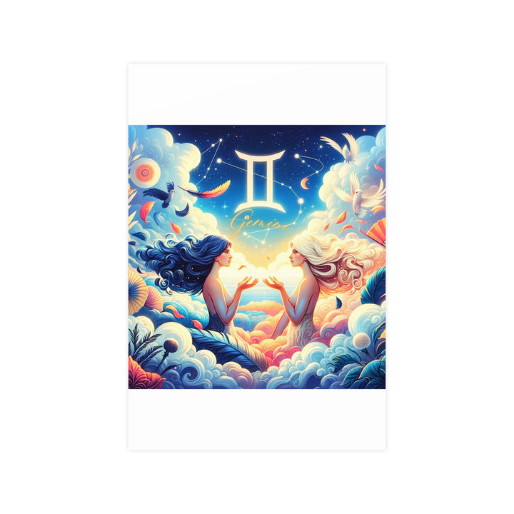 Gemini Zodiac Matte Poster V.3