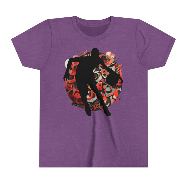 Basketball Silhouette Youth Short Sleeve Tee