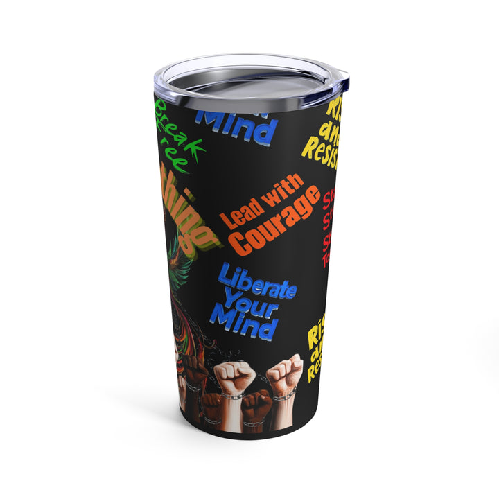 "Do Something" Phoenix & Fists Empowerment Tumbler -