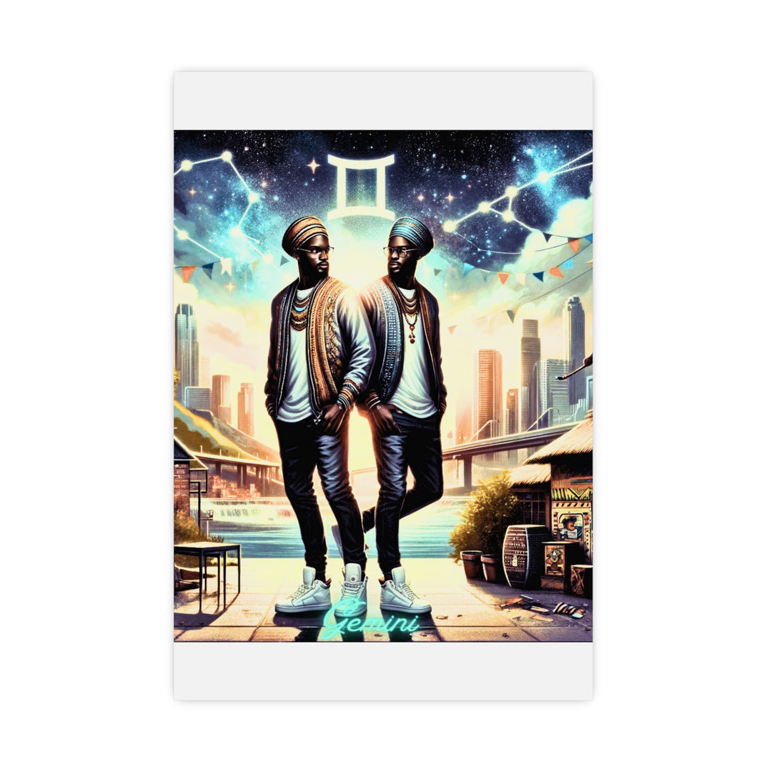 Gemini Zodiac Matte Poster V.2