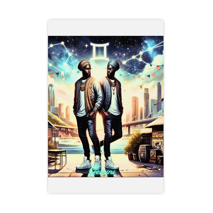 Gemini Zodiac Matte Poster V.2