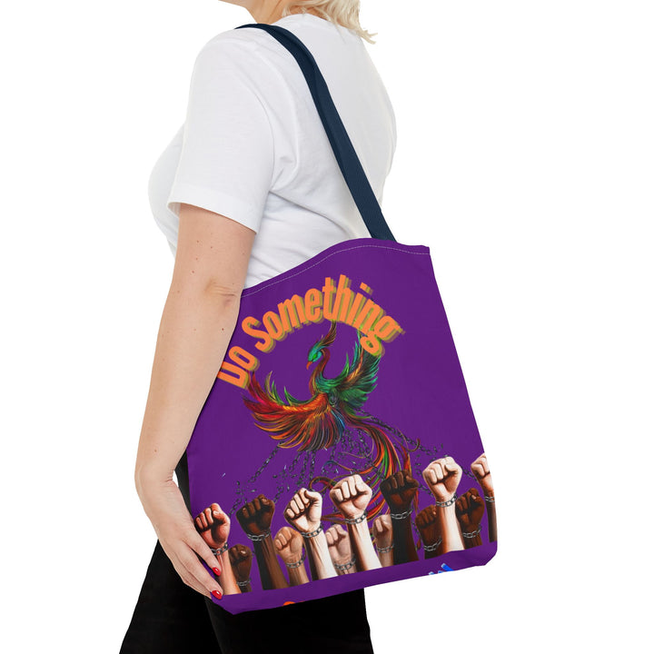 "Do Something" Phoenix & Fist Empowerment Tote Bag - Social Justice Collection