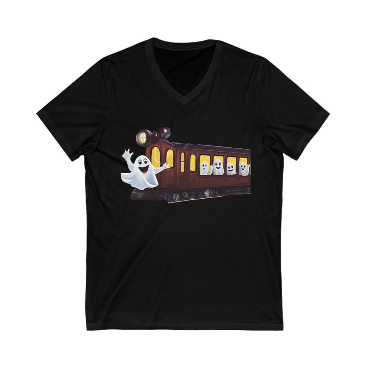"Next Stop: Spookville" Ghost Train Halloween Tee – Tiny Terror Collection