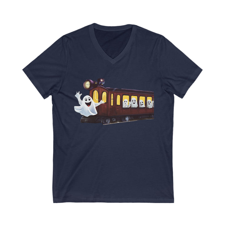 "Next Stop: Spookville" Ghost Train Halloween Tee – Tiny Terror Collection