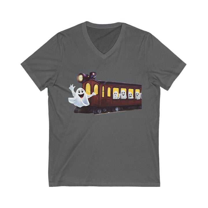 "Next Stop: Spookville" Ghost Train Halloween Tee – Tiny Terror Collection