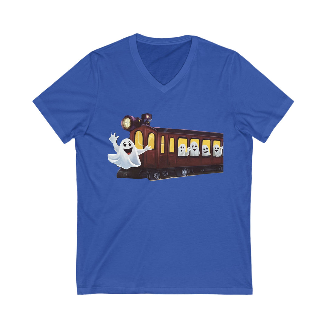 "Next Stop: Spookville" Ghost Train Halloween Tee – Tiny Terror Collection
