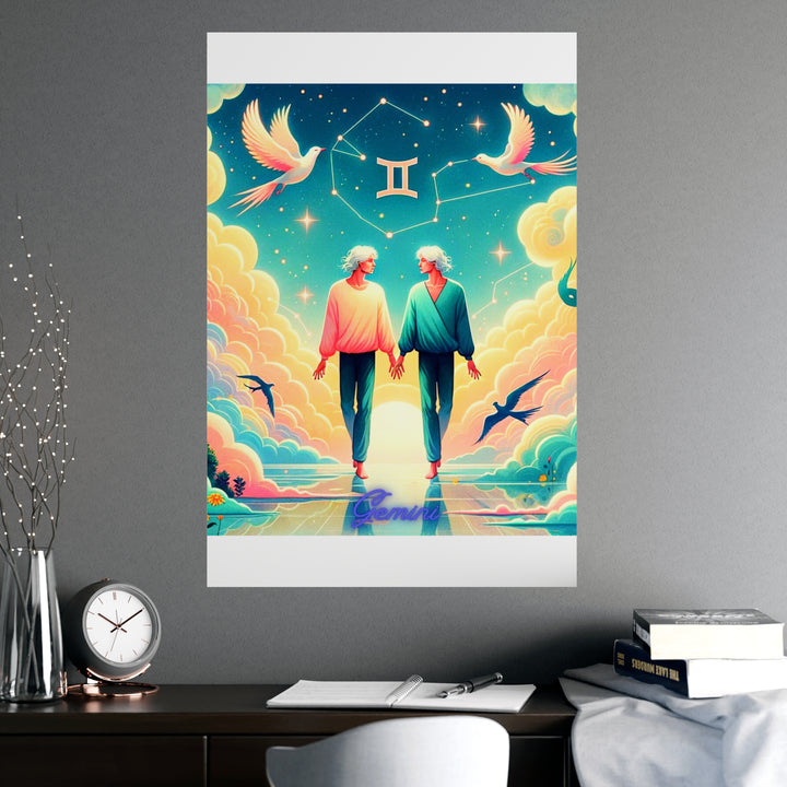 Gemini Zodiac Matte Poster V.1