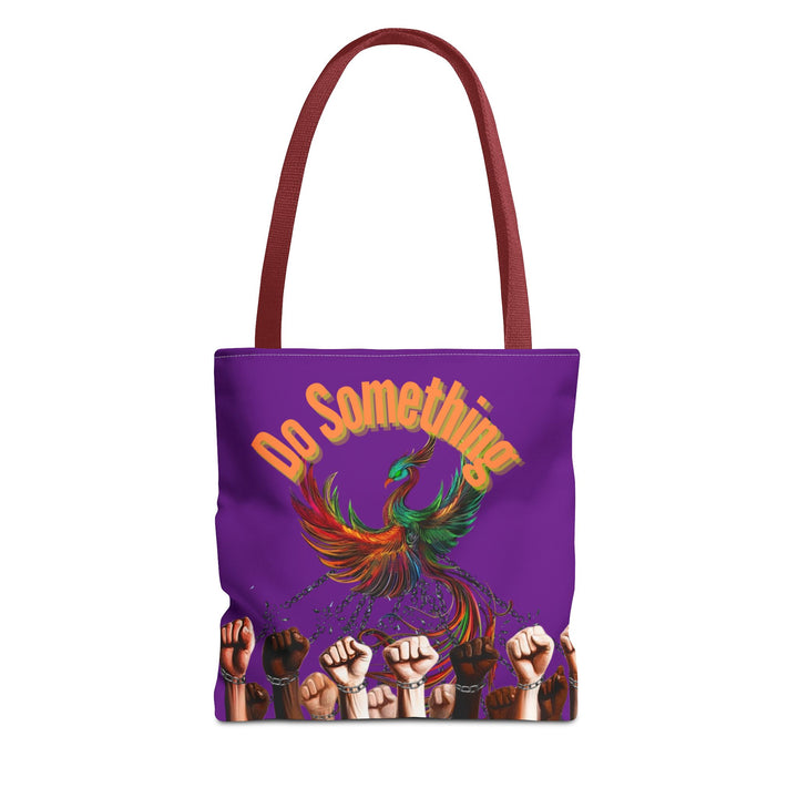 "Do Something" Phoenix & Fist Empowerment Tote Bag - Social Justice Collection