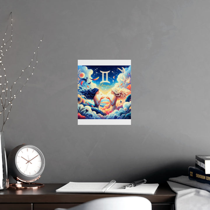 Gemini Zodiac Matte Poster V.3