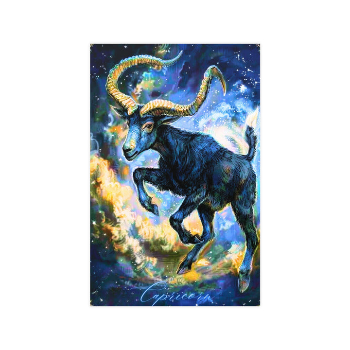 Capricorn Zodiac Matte Poster