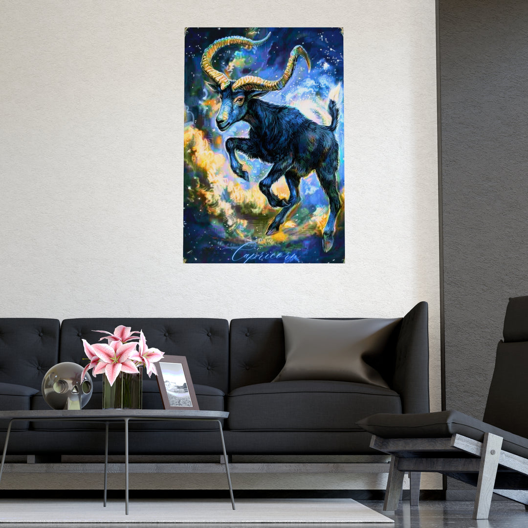 Capricorn Zodiac Matte Poster