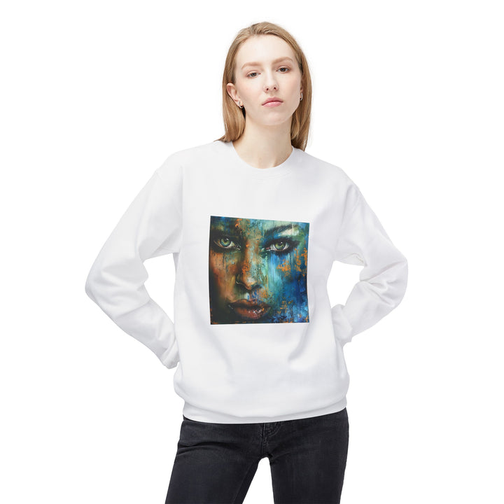 Glitter Woman Unisex Fleece Crewneck Sweatshirt
