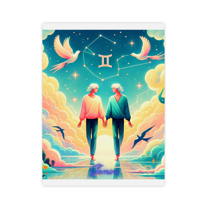 Gemini Zodiac Matte Poster V.1