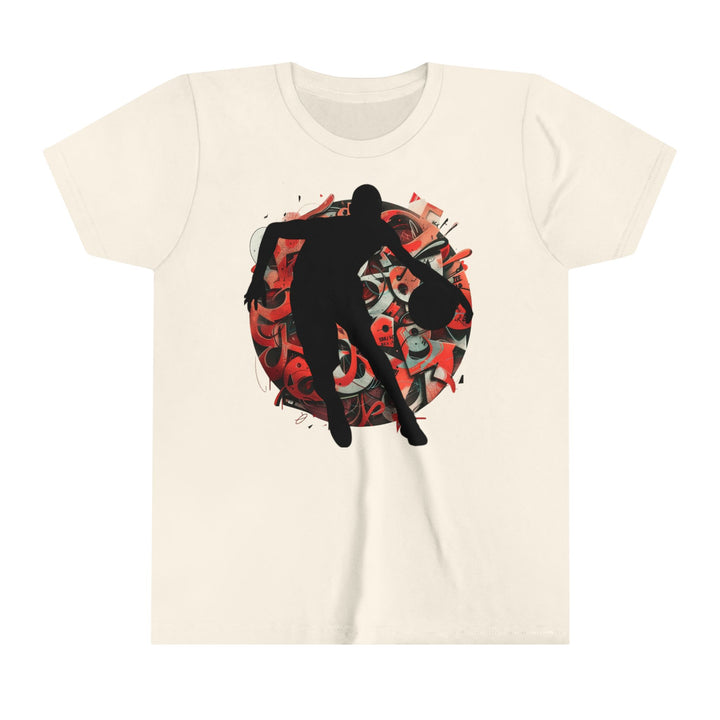 Basketball Silhouette Youth Short Sleeve Tee
