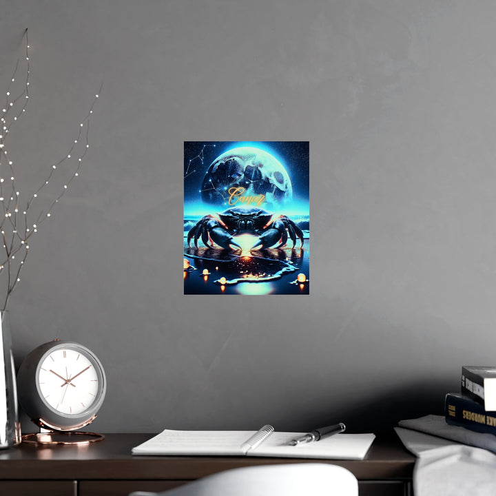 Cancer Zodiac Matte Poster