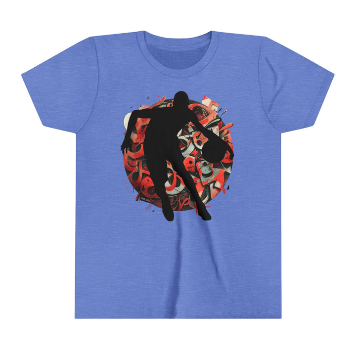 Basketball Silhouette Youth Short Sleeve Tee