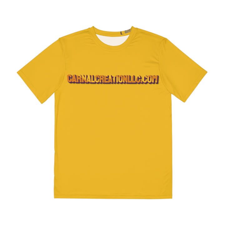 Carnal CreationMen's Polyester Tee (Yellow)