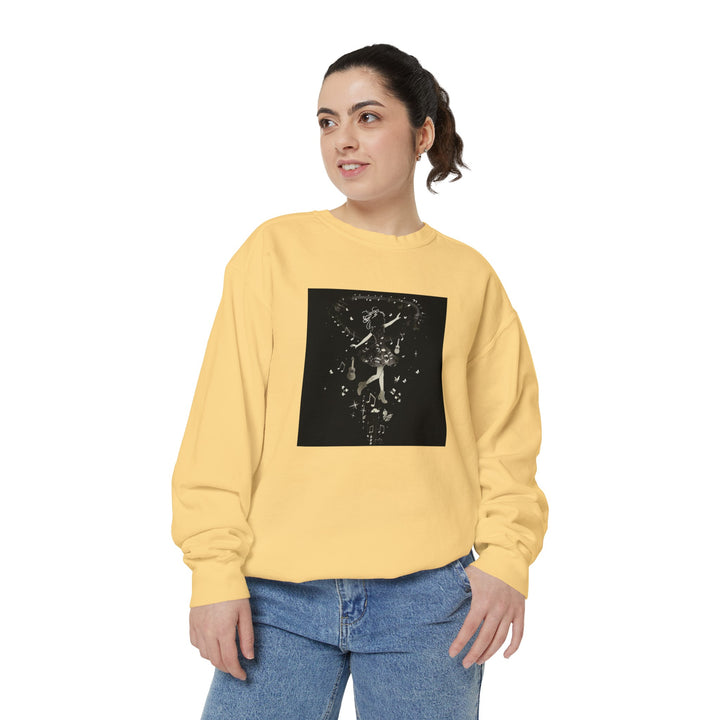 Music Inspired Unisex Garment-Dyed Sweatshirt