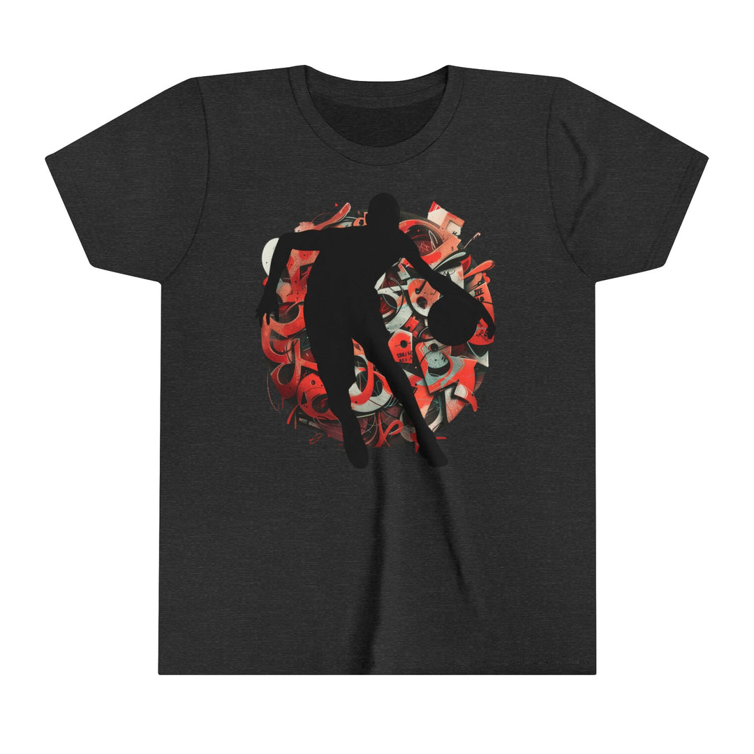 Basketball Silhouette Youth Short Sleeve Tee