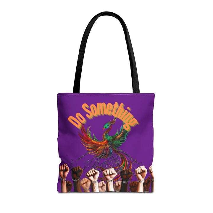 "Do Something" Phoenix & Fist Empowerment Tote Bag - Social Justice Collection