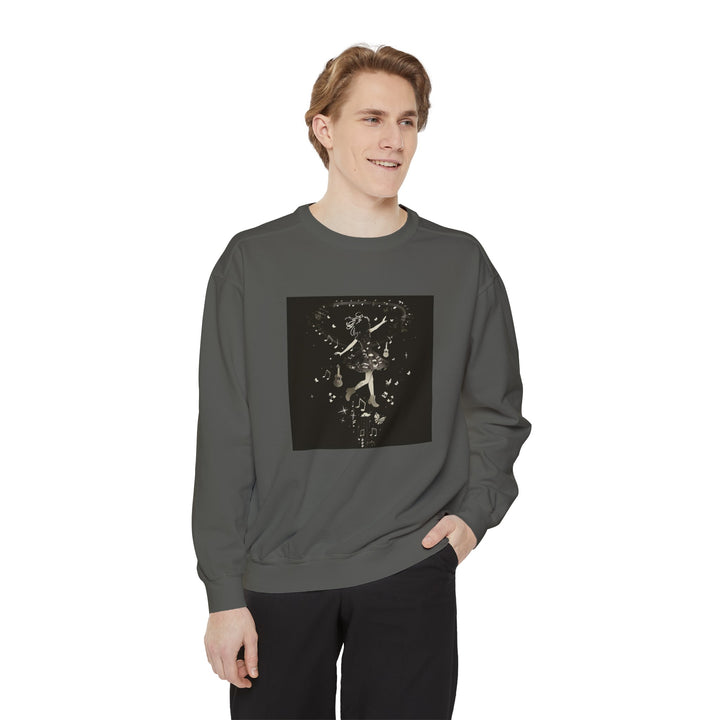 Music Inspired Unisex Garment-Dyed Sweatshirt