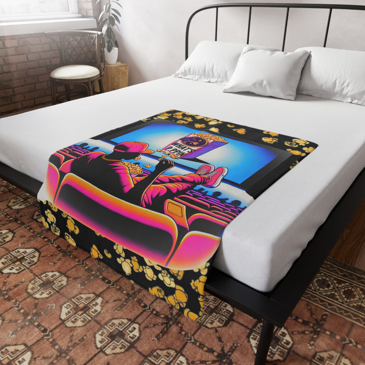 What's Poppin' collection Plush Fleece Blanket