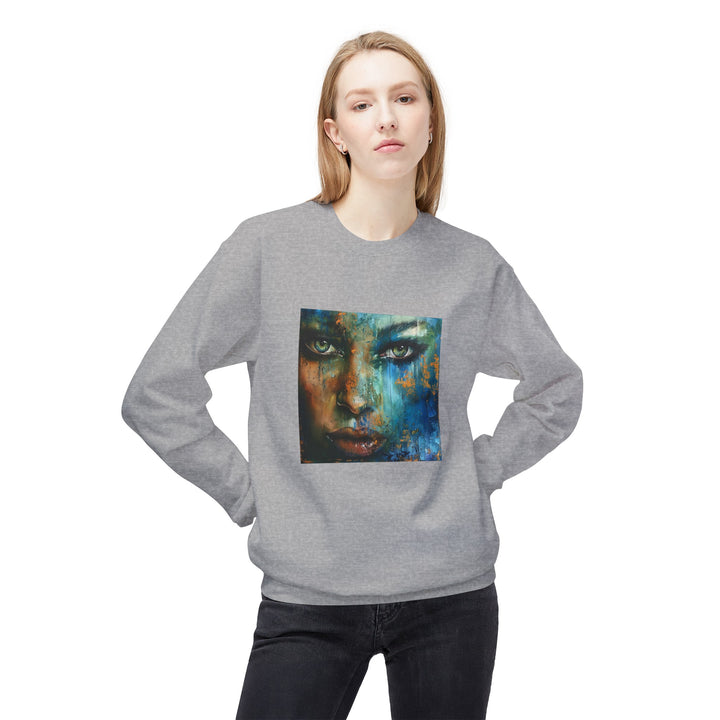 Glitter Woman Unisex Fleece Crewneck Sweatshirt