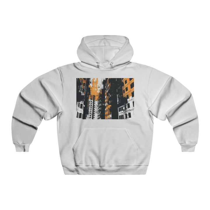 Urban City Men's Printed Hooded Sweatshirt