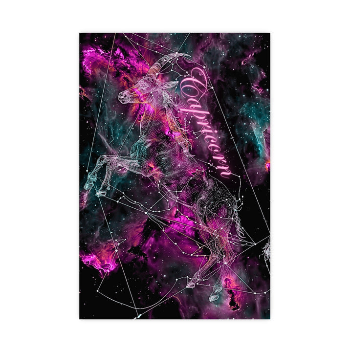 Capricorn Zodiac Matte Poster