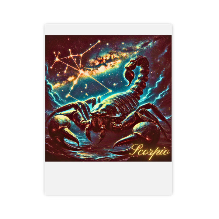 Scorpio Zodiac Matte Poster