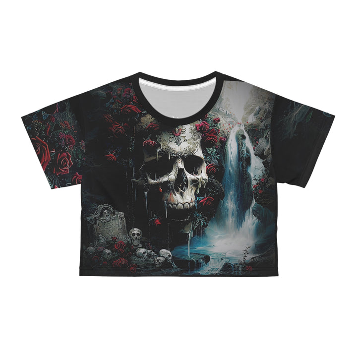Beauty Emerges Crop Tee (Black)
