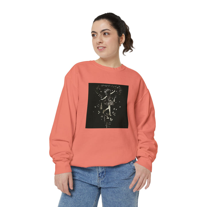 Music Inspired Unisex Garment-Dyed Sweatshirt