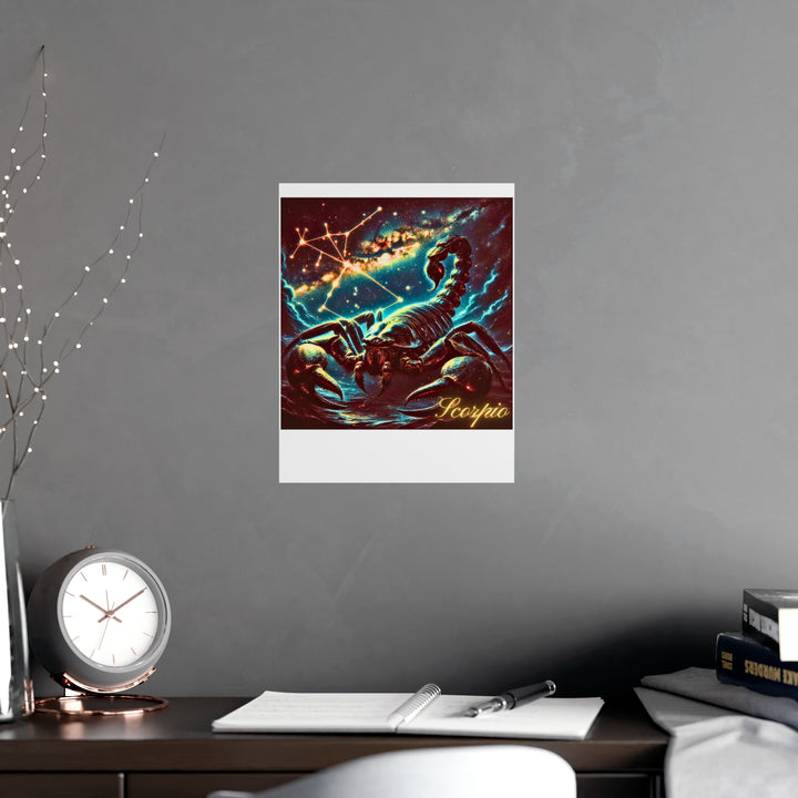Scorpio Zodiac Matte Poster