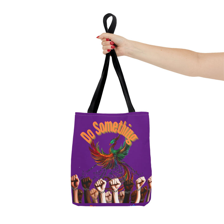 "Do Something" Phoenix & Fist Empowerment Tote Bag - Social Justice Collection