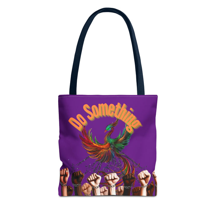 "Do Something" Phoenix & Fist Empowerment Tote Bag - Social Justice Collection