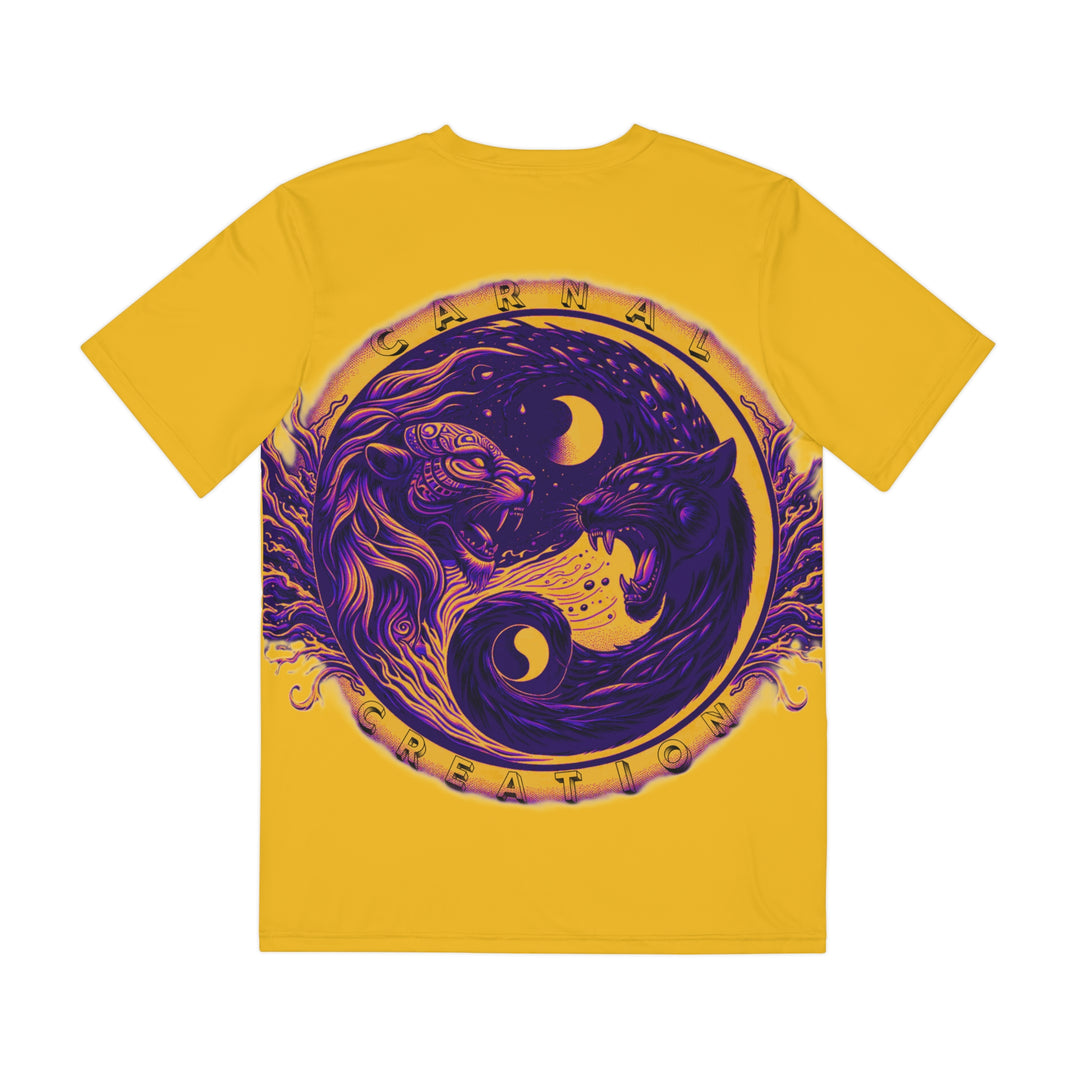 Carnal CreationMen's Polyester Tee (Yellow)