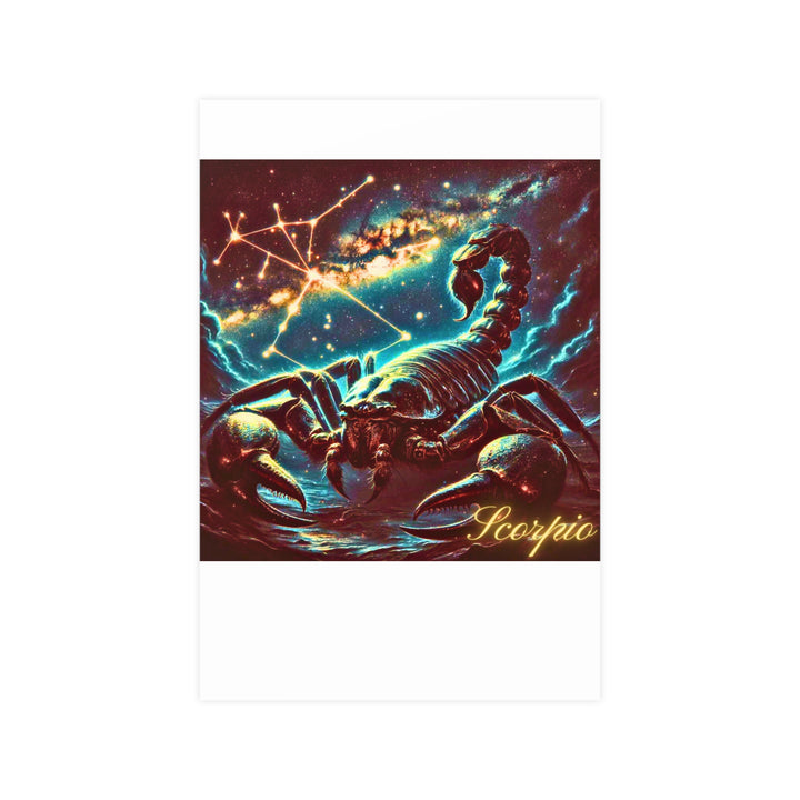 Scorpio Zodiac Matte Poster