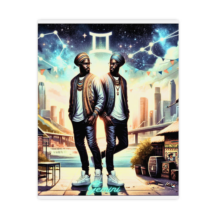 Gemini Zodiac Matte Poster V.2