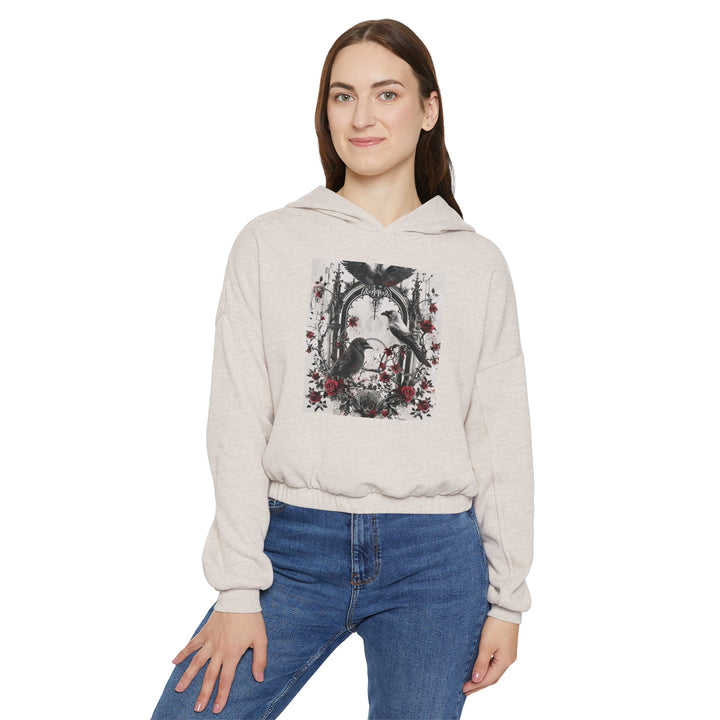 Gothic Women's Cinched Bottom Hoodie