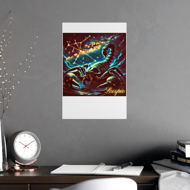 Scorpio Zodiac Matte Poster