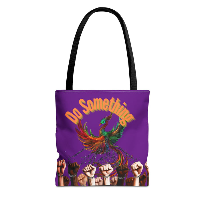 "Do Something" Phoenix & Fist Empowerment Tote Bag - Social Justice Collection