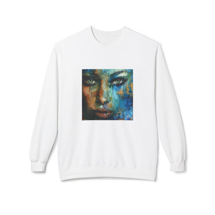 Glitter Woman Unisex Fleece Crewneck Sweatshirt