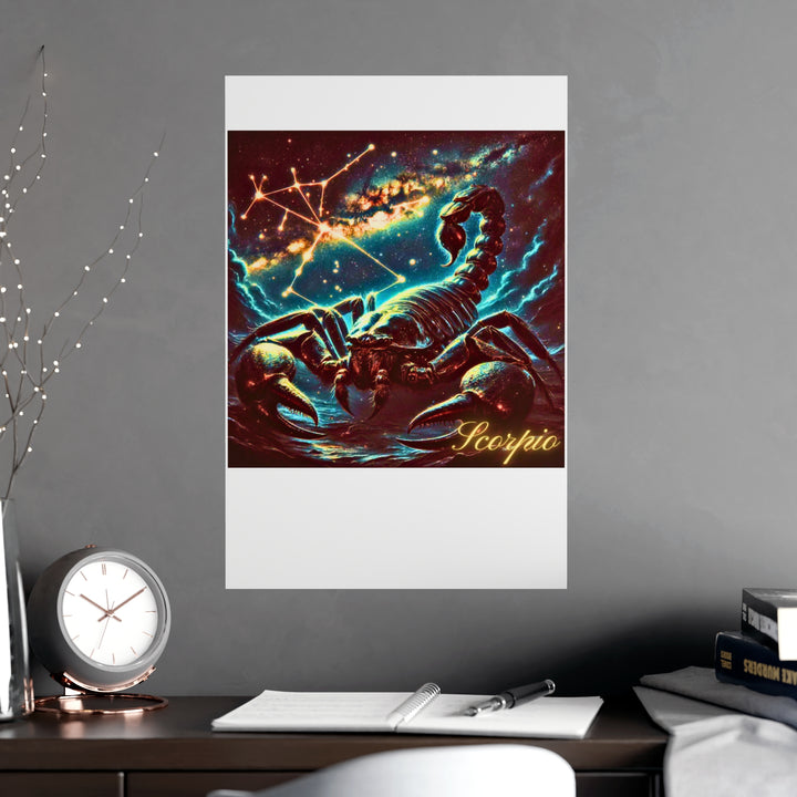 Scorpio Zodiac Matte Poster