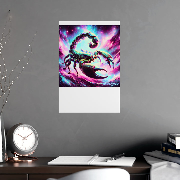 Scorpio Zodiac Matte Poster
