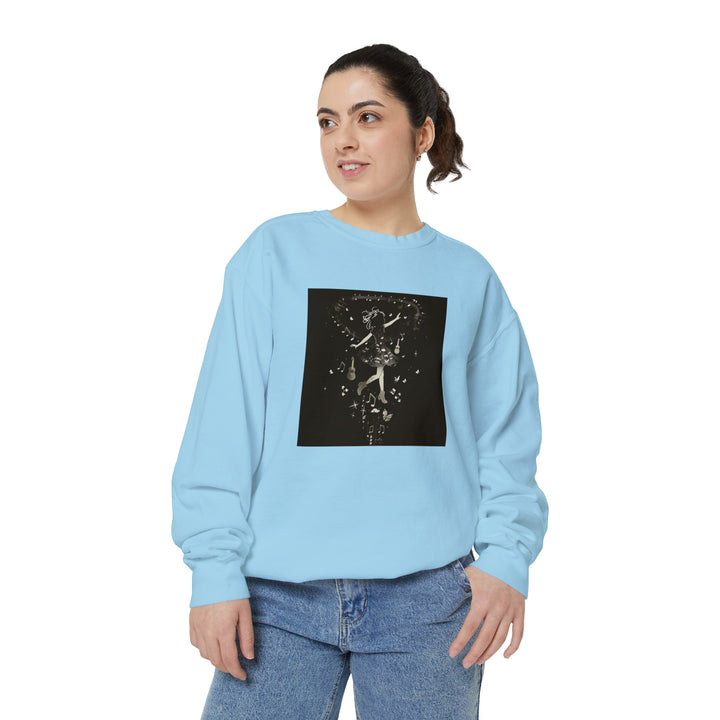 Music Inspired Unisex Garment-Dyed Sweatshirt