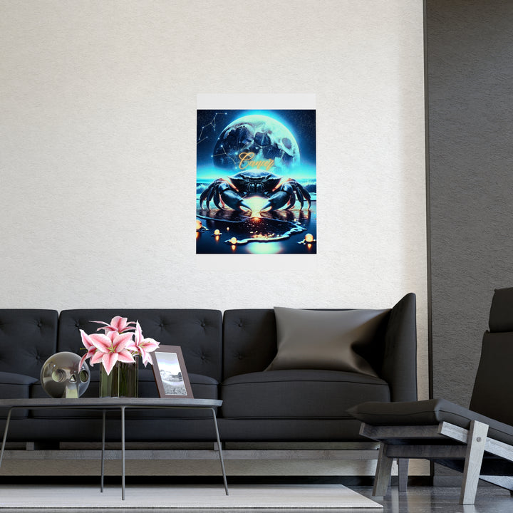 Cancer Zodiac Matte Poster